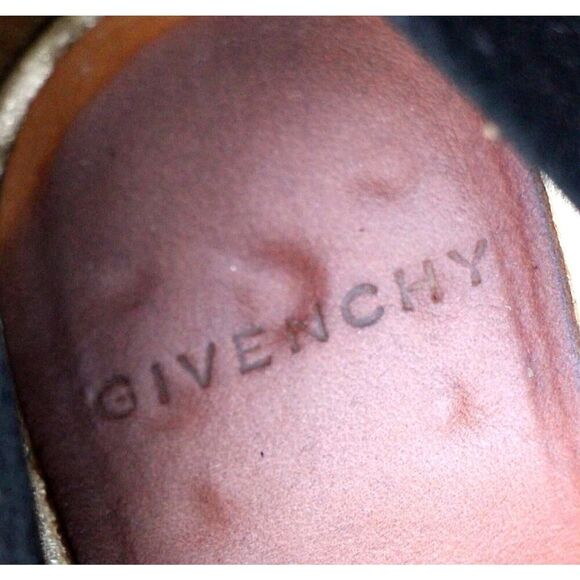 Givenchy BLACK GENUINE LEATHER SUEDE HIGH HEEL POINTED CLASSIC PUMP SHOES Sz 38 - Picture 8 of 13